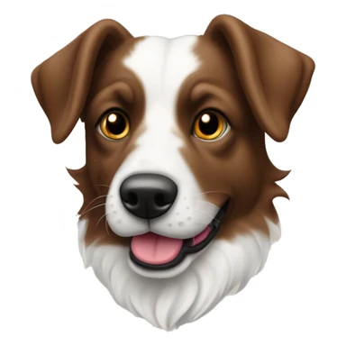 Chien de race berger suisse qui est heureux sticker