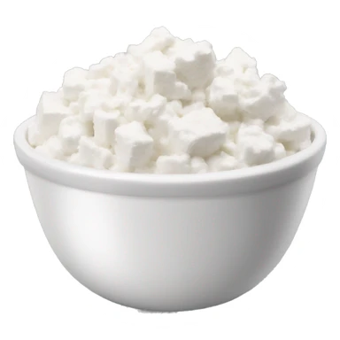 cottage cheese in a bowl sticker