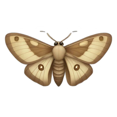Moth sticker