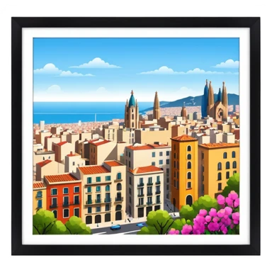 barcelona sticker