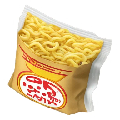 Top ramen packet sticker