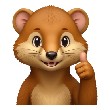 Mangoose thumb up sticker