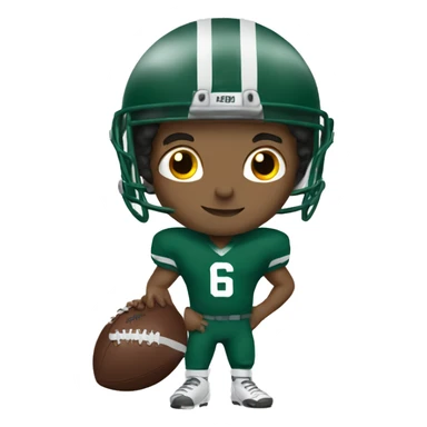 Frankie playing footbal sticker