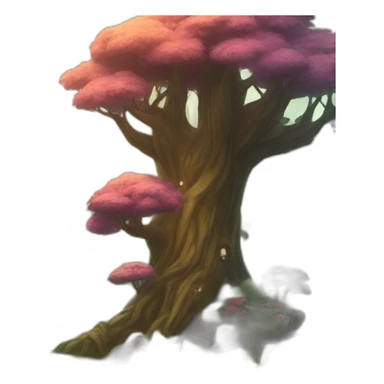 Magic forest sticker