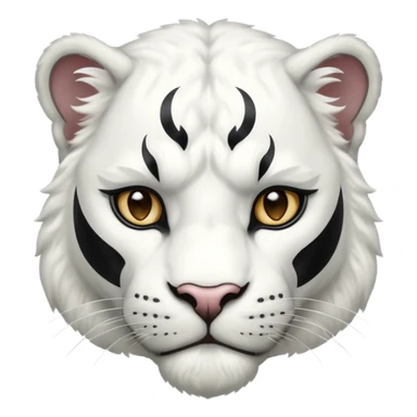 white panther emoji. As one would see on discord, that looks like Samuel Ayers from "The Smoke Room". sticker