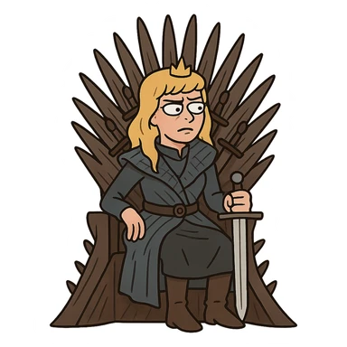 Game of Thrones inspired scene sticker