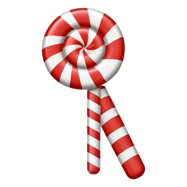 peppermint stick sticker