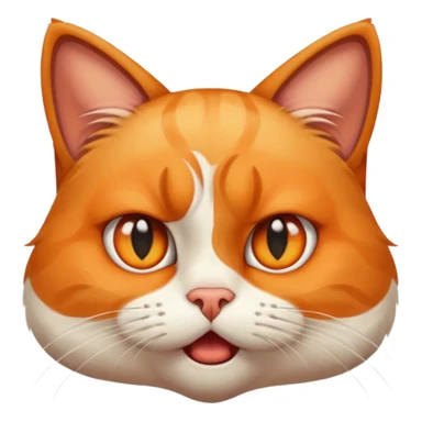 Shocked and disgusted cat  sticker