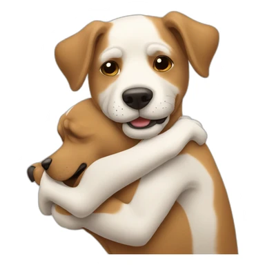 DOG-HUG sticker