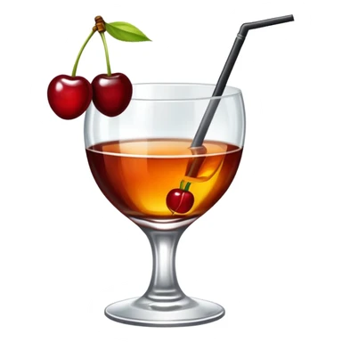 Manhattan cocktail sticker