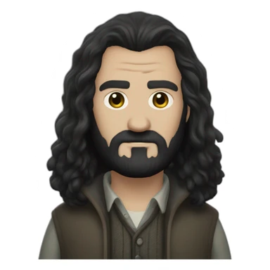 short haired Hagrid from the alan wake universe sticker