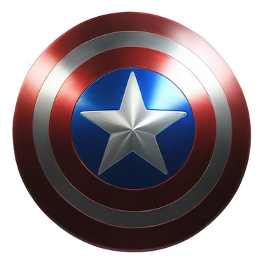 captain america shield with META logo replacing the star  sticker