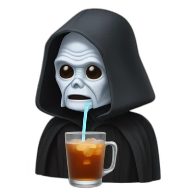 Palpatine drink sticker