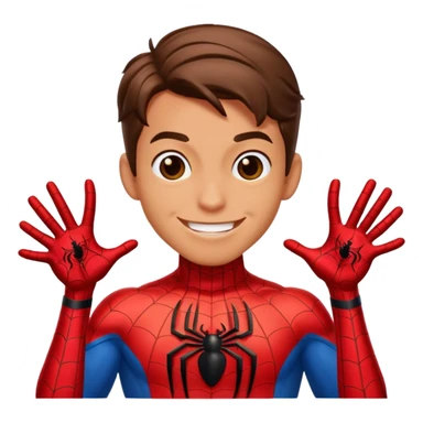 Make Spider-Man Saying GG sticker
