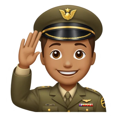 🫡 but with a smile sticker