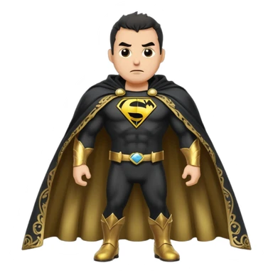 black adam cape sticker