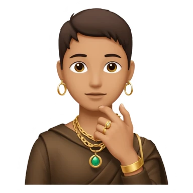 A Hand on placed on another persons shoulder zoomed in but you only see the one person and the hand on the shoulder  sticker