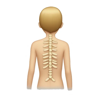 Scoliosis sticker