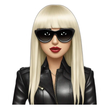 Lady Gaga On The Fame ERA sticker