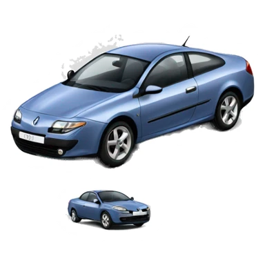 One Renault Laguna Coupe sticker