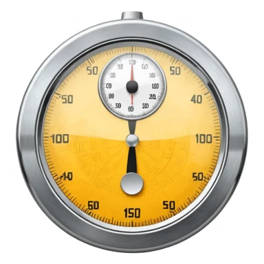 classic analog bathroom scale with a dial sticker