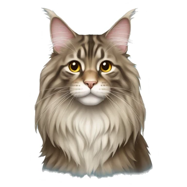 Maine coon cat sticker
