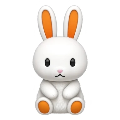 Miffy bunny, simple and cute sticker