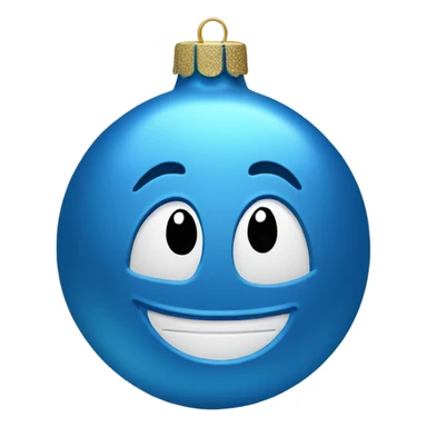 blue ornament with the name jake on it in cursive  sticker