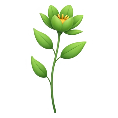 flower stem sticker