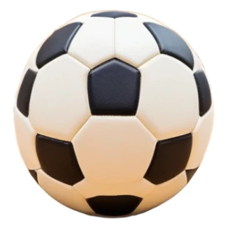 A close-up of a mini-football (futsal) ball placed on a wooden floor of an indoor sports hall, with the goalposts in the background. The scene highlights the smooth texture of the ball and the detailed net of the goal, emphasizing the fast-paced nature of the sport. sticker