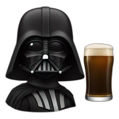 dark-vador-beer sticker