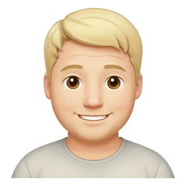 "- đàn ông
- 35 tuổi
- Da trắng
- Tóc vàng ngắn
- Cười mỉm, mặt mũm mĩm
" sticker