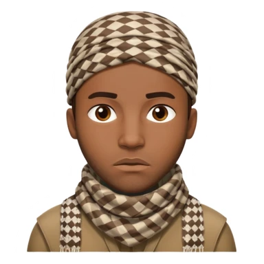 Make a African American gangster taliban terrorist emoji sticker