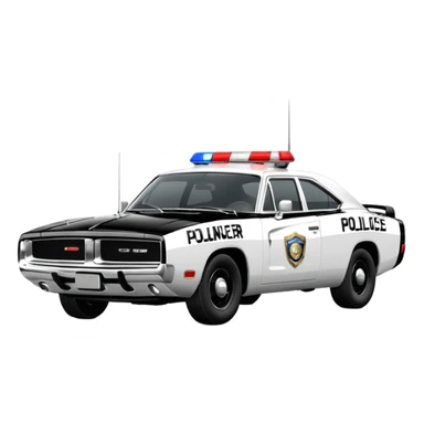Dodge Charger Police sticker