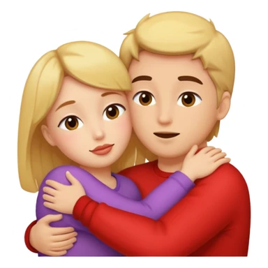 Super kissy face with lots of love and big hug sticker