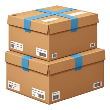 create a realistic emoji showing logistics in a efficent way sticker