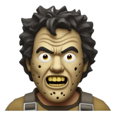 Leatherface sticker