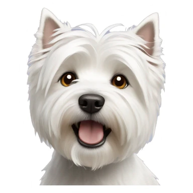 West highland white terrier sticker