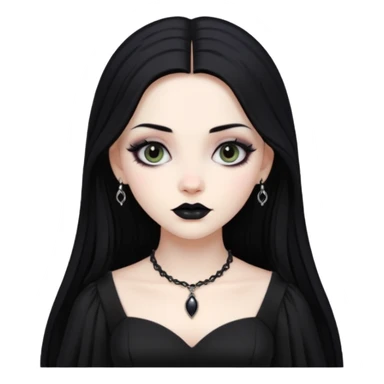 Zunbi mulher gótica sticker