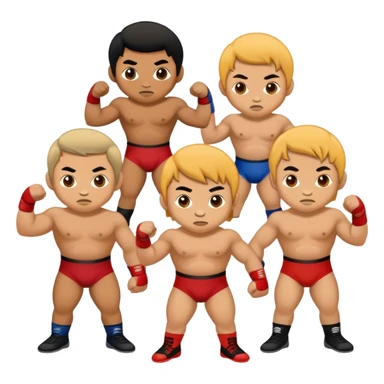 wrestling midgets  sticker