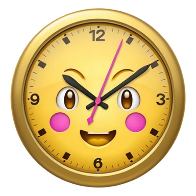 Clock it sassy emoji sticker