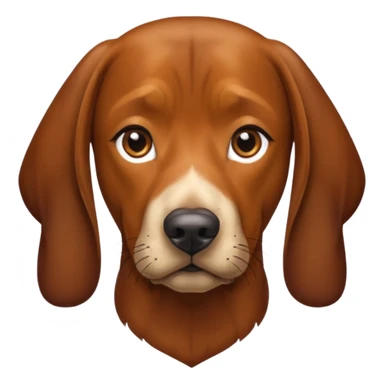 Brown Bavarian mountain hound sticker