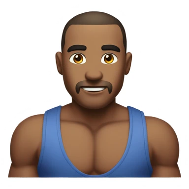 ￼Buff guy with six pack ￼ sticker