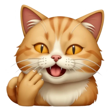 
Cat is sneezing sticker