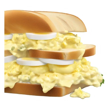Egg salad sandwich sticker