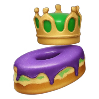 king cake sticker