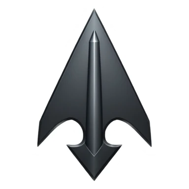 Simple Black arrow sticker