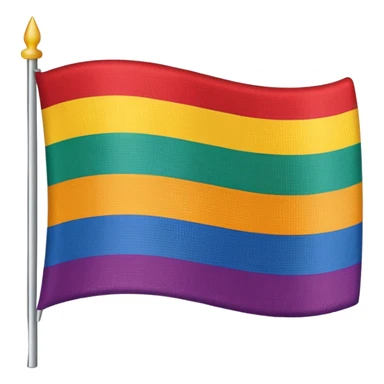 The lesbian flag sticker