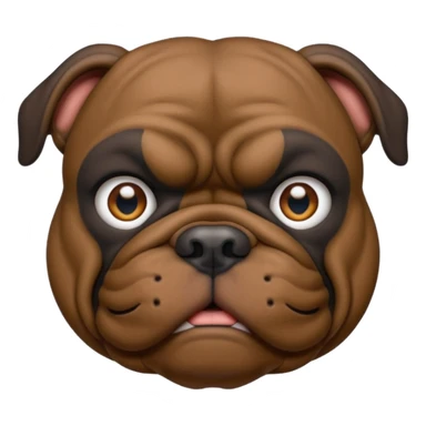 black bulldog Y3 sticker