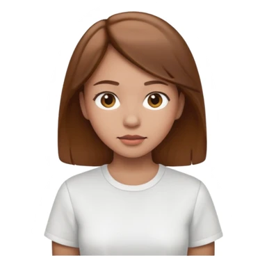 Clean girl I love brwon sticker